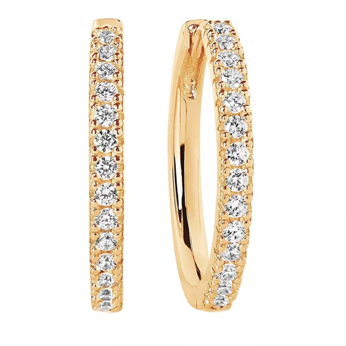 Sif Jakobs Jewellery Ellera Grande Earrings 18K Yellow Gold Plated Ring