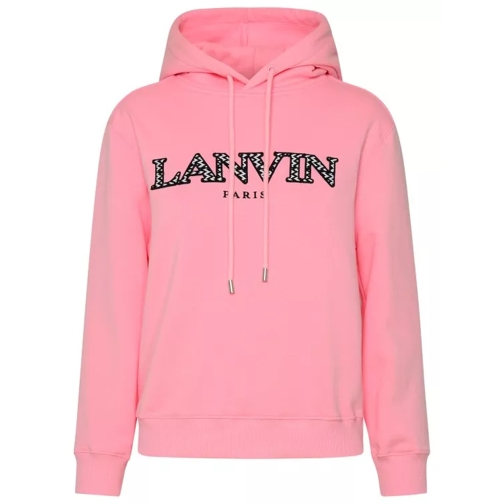 Lanvin Rose Cotton Sweatshirt Pink 