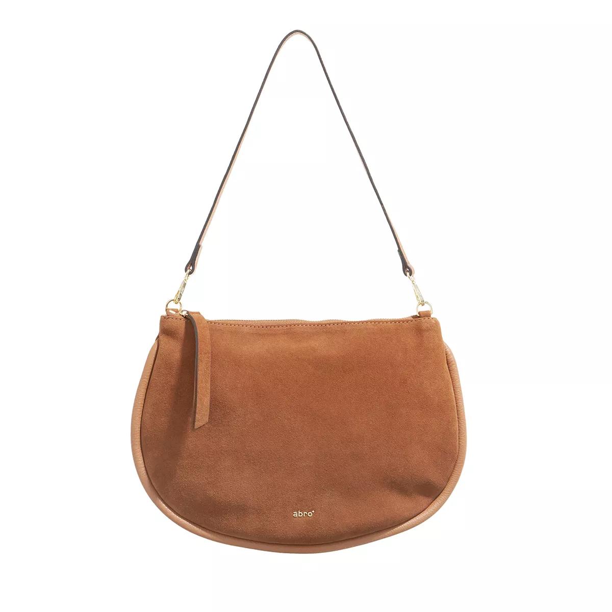 Abro Crossbody Bags - Beutel Willow - Gr. unisize - in Cognacbraun - für Damen