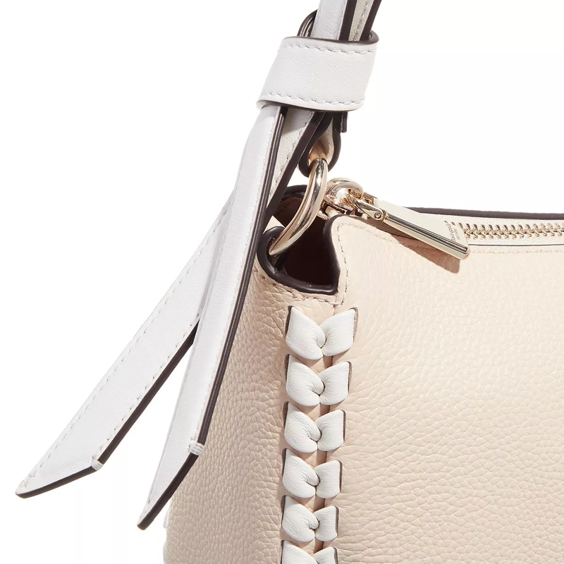 Kate Spade New York Hobo Bag Knott Whipstitched Pebbled Leather Medium Shoulder Bare Multi(Image 3)
