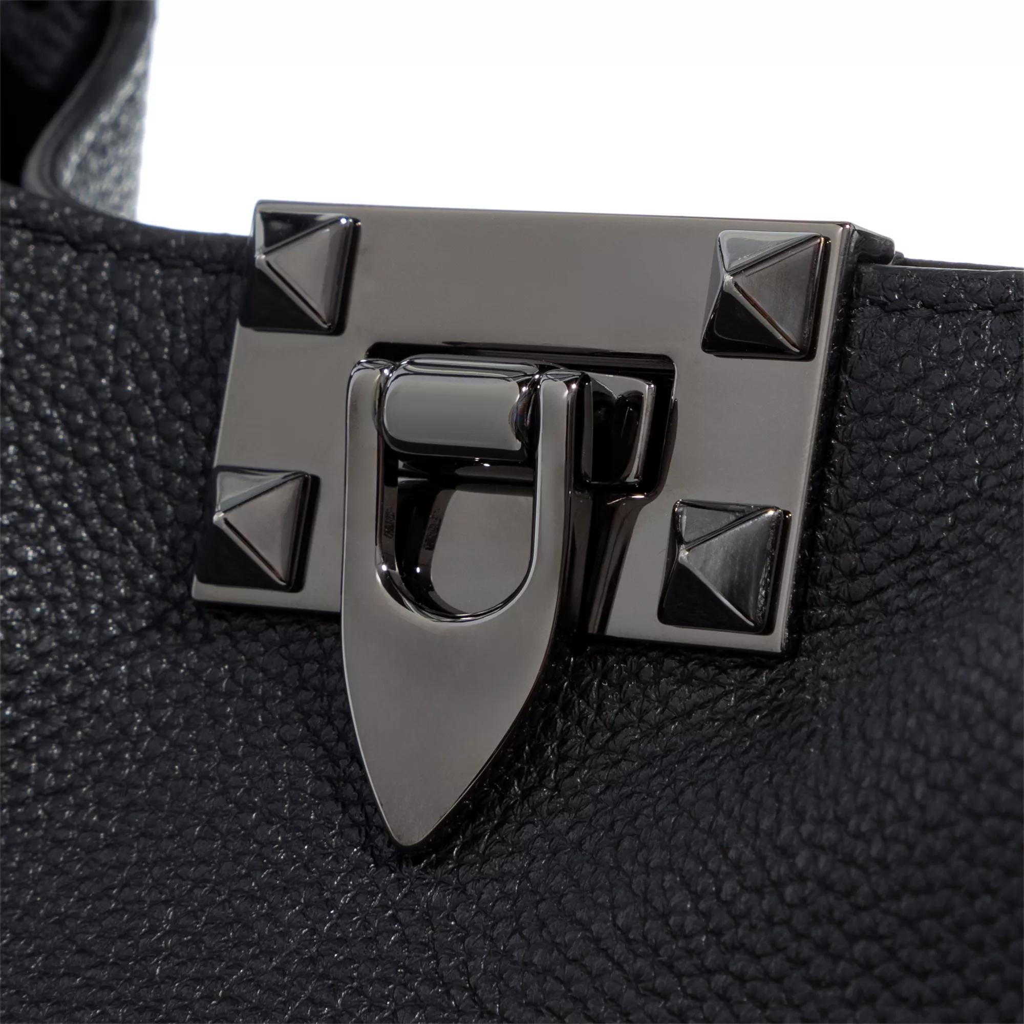 Valentino Garavani Hobo bags Small Tote Rockstud in zwart