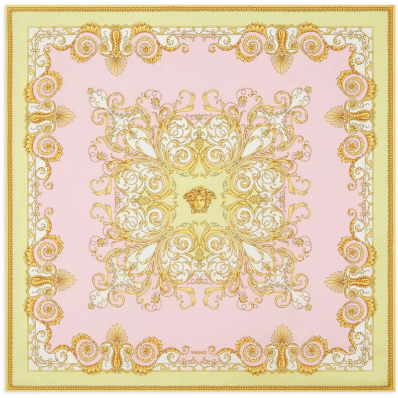 Versace Écharpe en laine Scarfs Pink rose