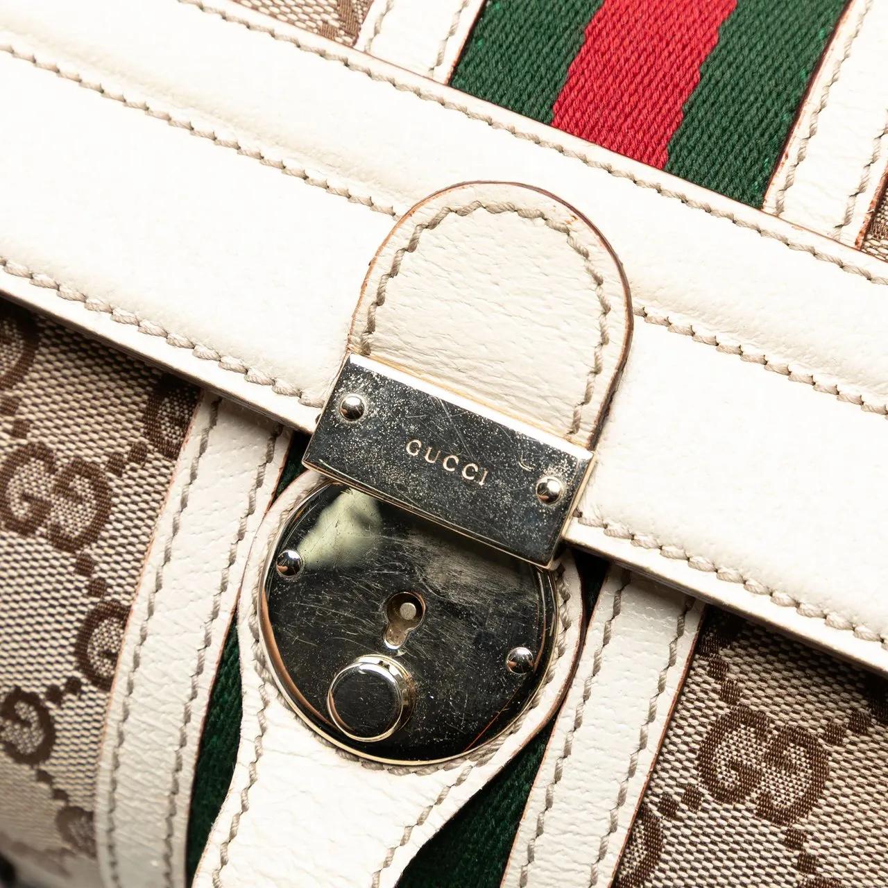 Thumbnail - Gucci Crossbody Bags - GG Canvas Web Treasure - Gr. unisize - in Braun - für Damen