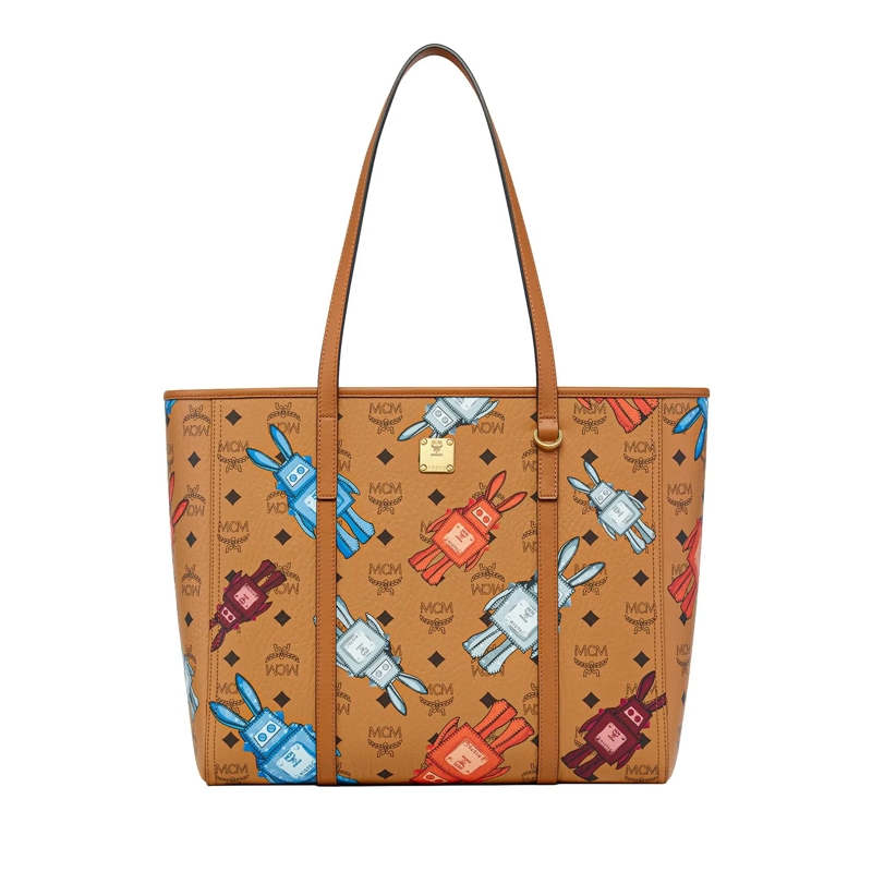 MCM Boodschappentas Mcm Toni Vi Shopper Med Co Cognac