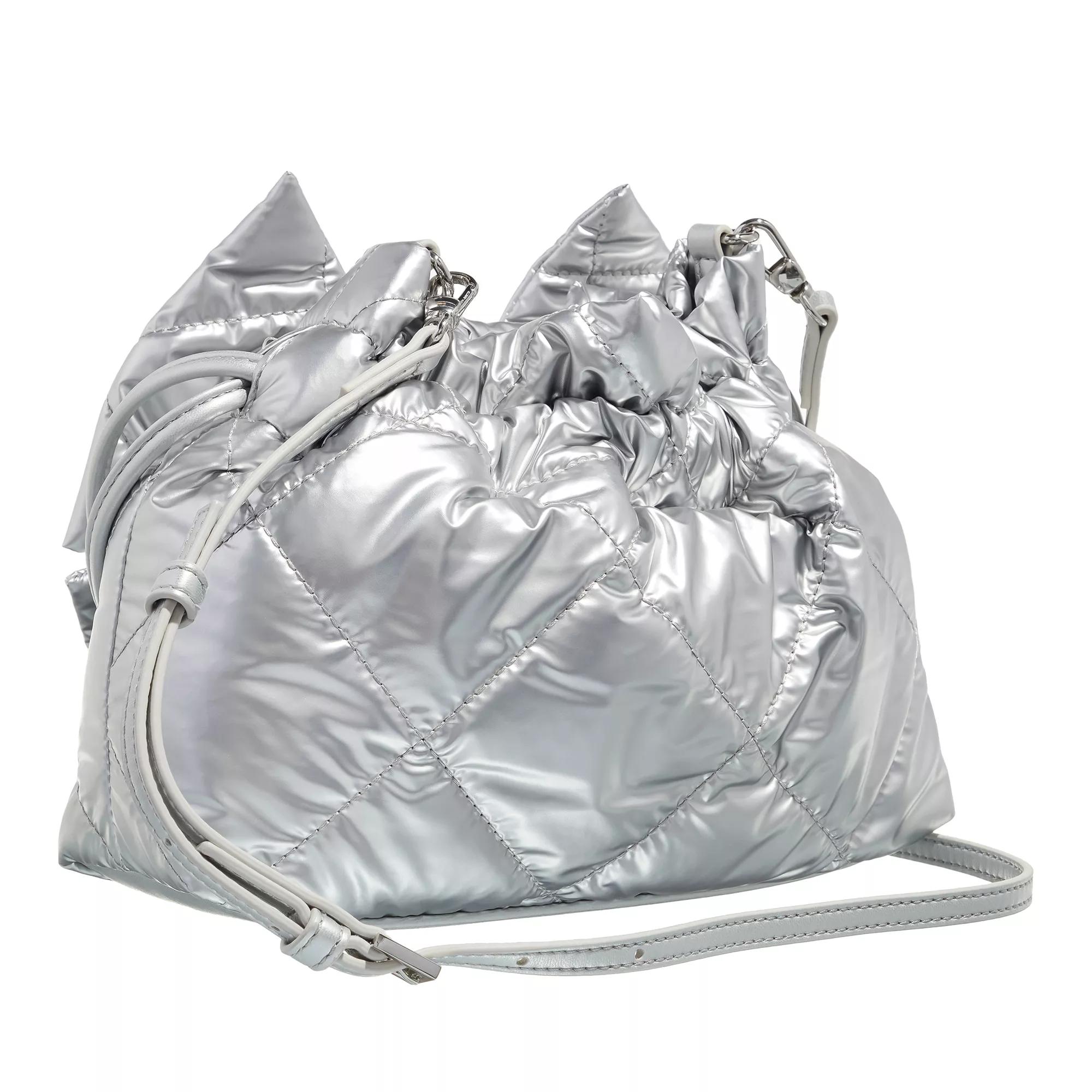 Love Moschino Bucket bags Sparkling Items in zilver