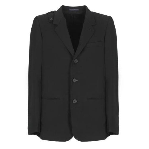 Yohji Yamamoto Blazer Wool Jacket Black