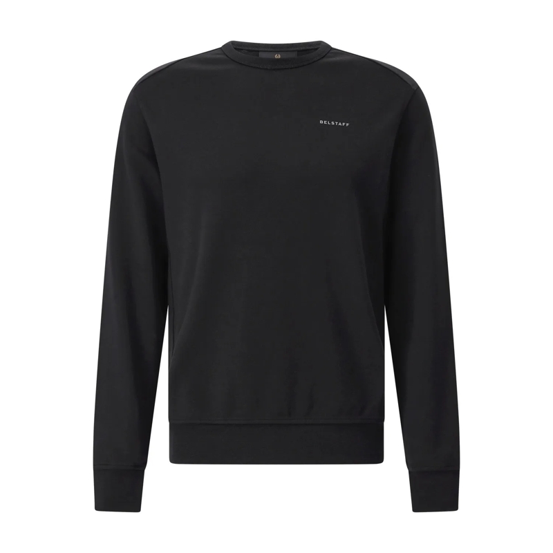 Belstaff Trui Sweatshirt mit Logo Schwarz