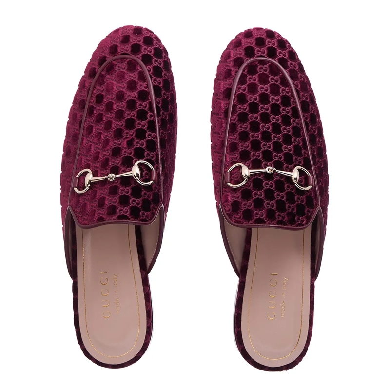 Gucci Slides Princetown Slipper Bordeaux(Image 5)