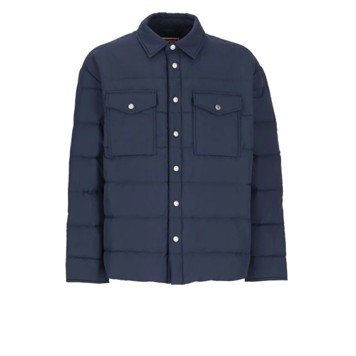 Kenzo Daunenjacken Padded And Quilted Jacket Blue