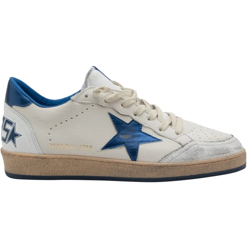 Golden Goose Low-Top-Sneaker Sneakers Whitebluette blau