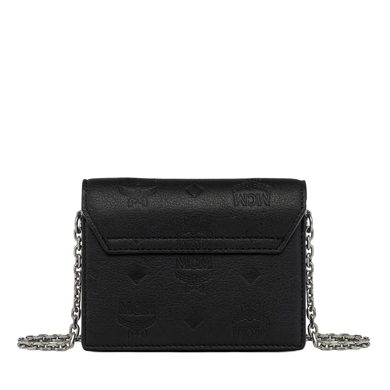 MCM Wallet On A Chain Aren Eb Mn Wallet On Chain Mni Bk Black(Image 6)