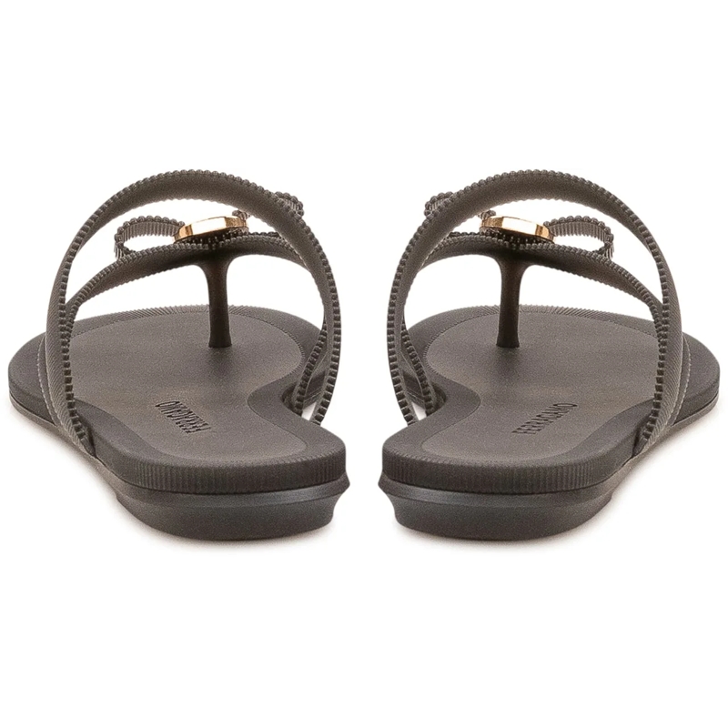 Salvatore Ferragamo Sandalen Infradito Jealsa con Fasce taupe(Image 3)