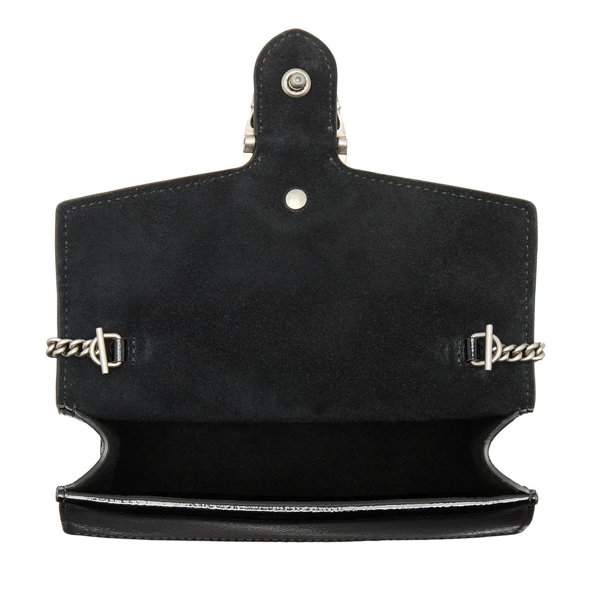 Dionysus Super Mini Black Crossbody Bag