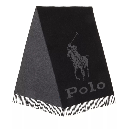 Polo Ralph Lauren Polo Pony Scarf Black Ullhalsduk