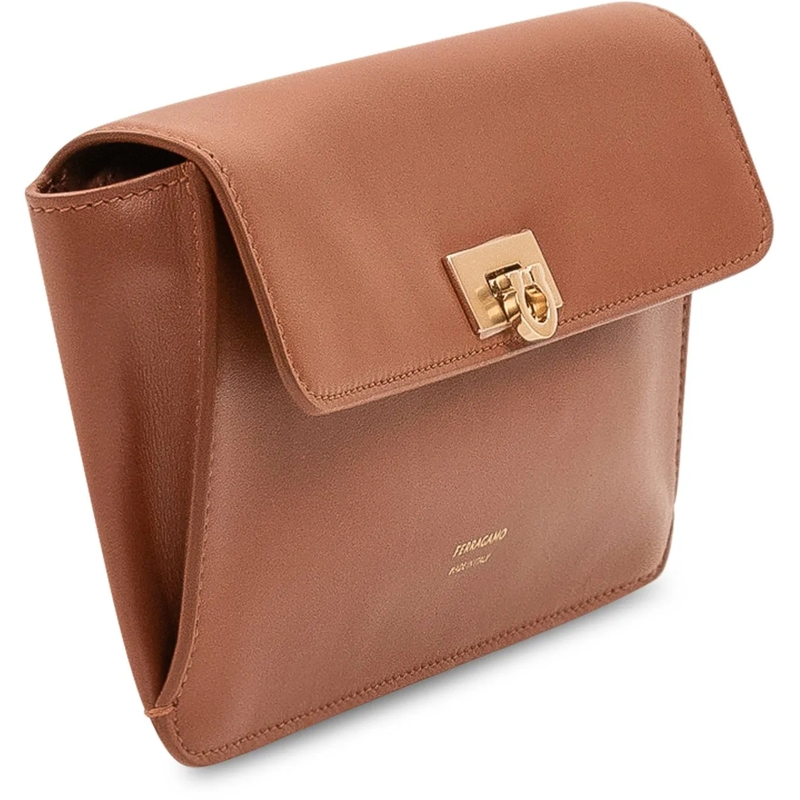 Salvatore Ferragamo Sac à bandoulière Borsa Harley con Patta beige(Image 3)
