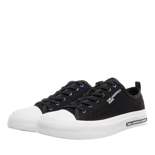 Karl Lagerfeld Jeans Klj Vulc Lo Lace Black Canvas Low-Top Sneaker