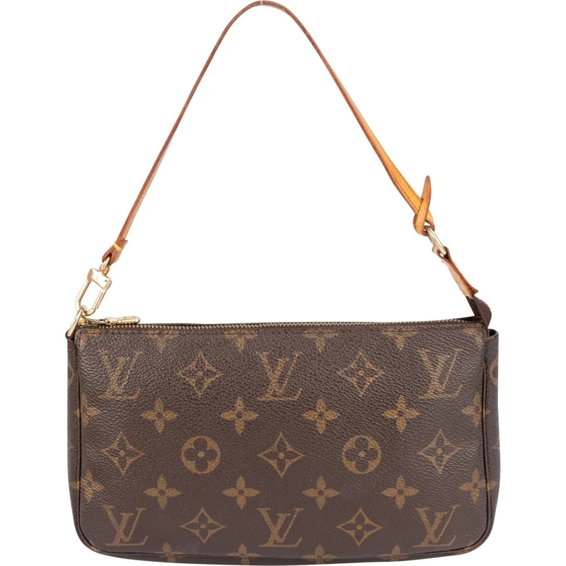 Louis Vuitton Tote Louis Vuitton Monogram Canvas Pochette Accessoires braun