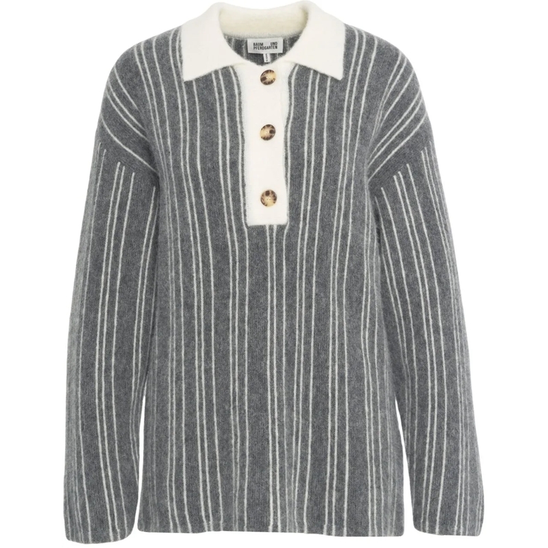 Baum Und Pferdgarten Polo Knitted polo 'Carlota' beige