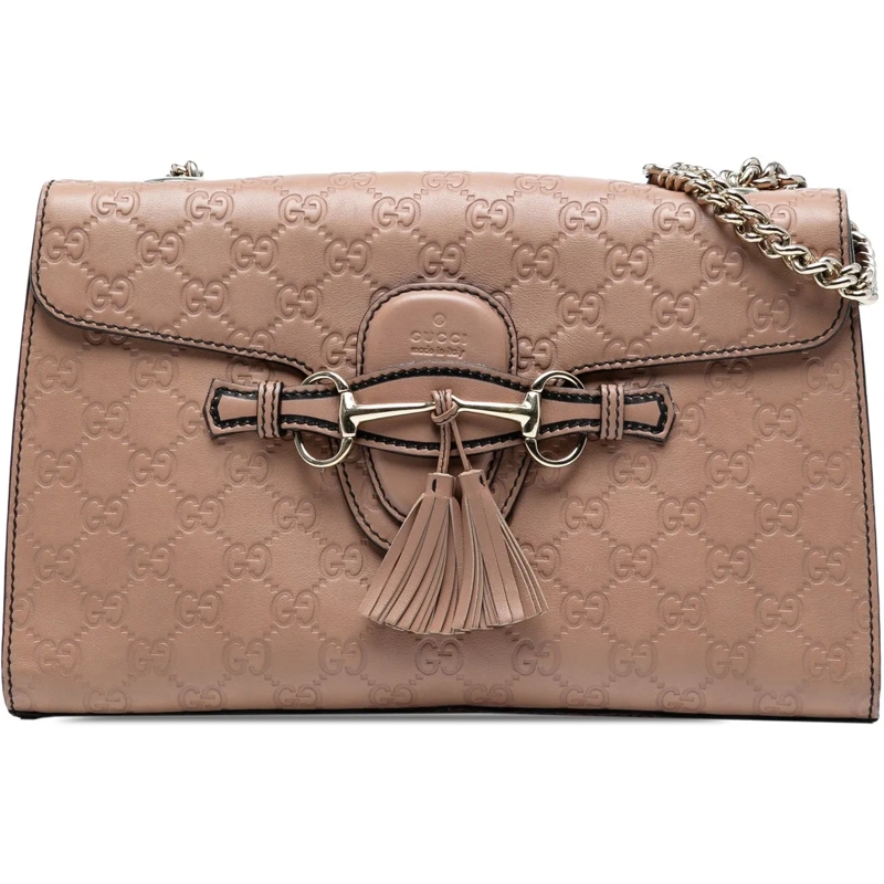 Gucci Schultertasche Medium Guccissima Emily Shoulder Bag braun