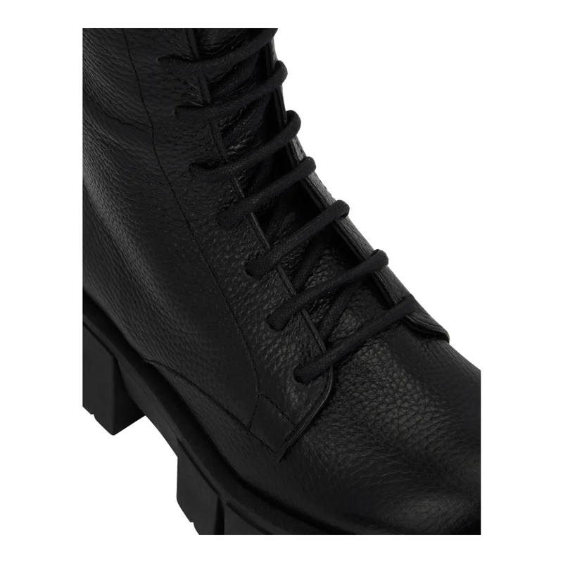 Philipp Plein Schnürstiefel Stiefel Niedrig Flach Logo schwarz(Image 5)