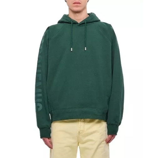 Jacquemus Typo Cotton Sweatshirt Green 