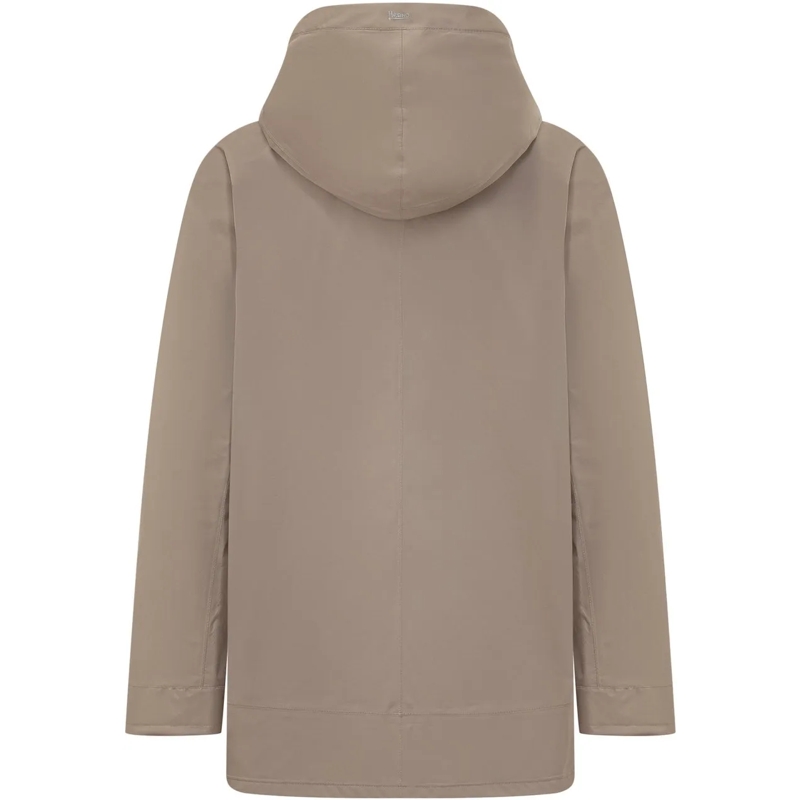 Herno Parka Giubbotto A-shape con Cappuccio taupe(Image 2)