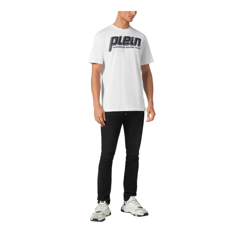 Philipp Plein T-Shirt T-Shirt Racing weiss(Image 3)