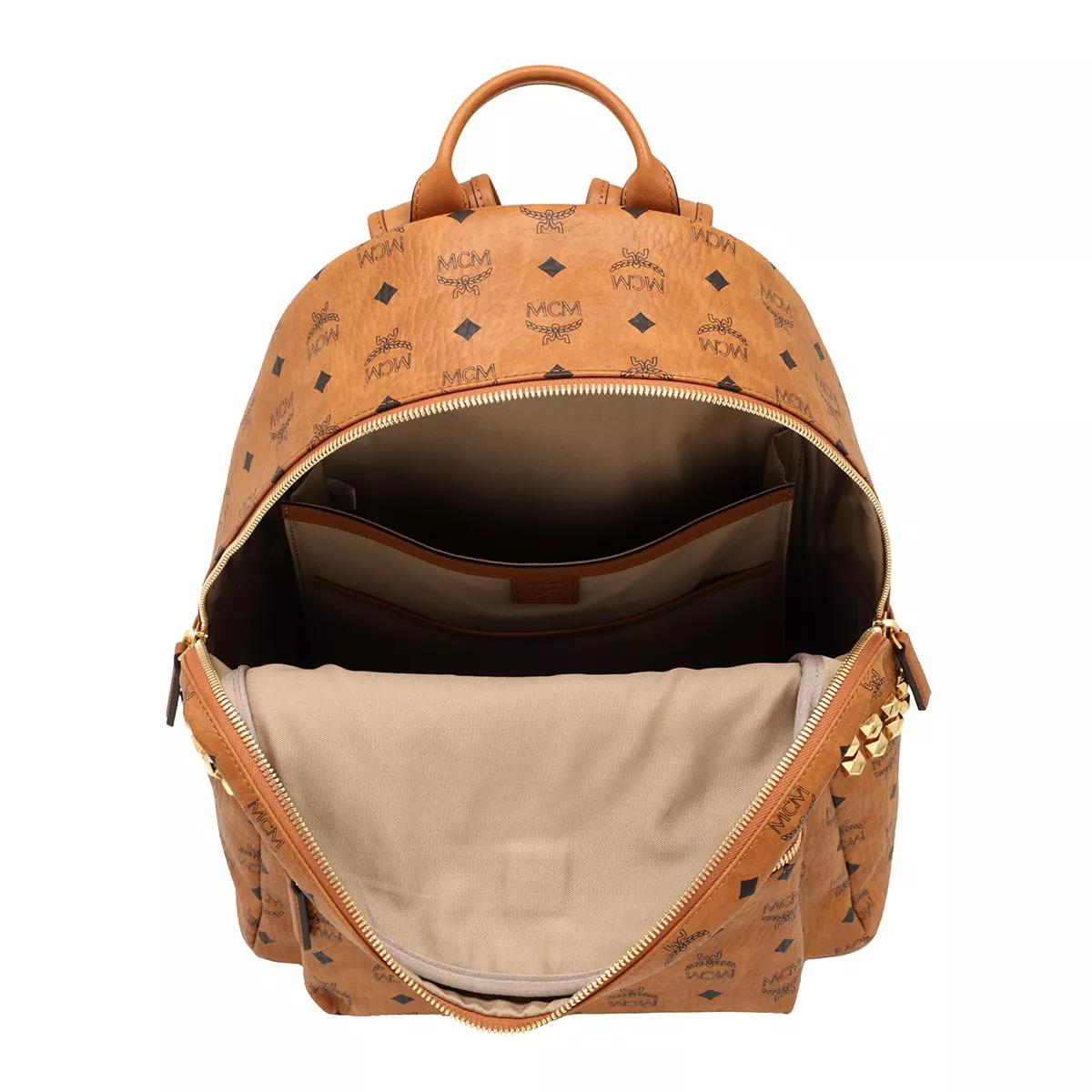 Thumbnail - MCM Rucksäcke - Stark Vi Backpack Med Co, One Size - Gr. unisize - in Cognacbraun - für Damen