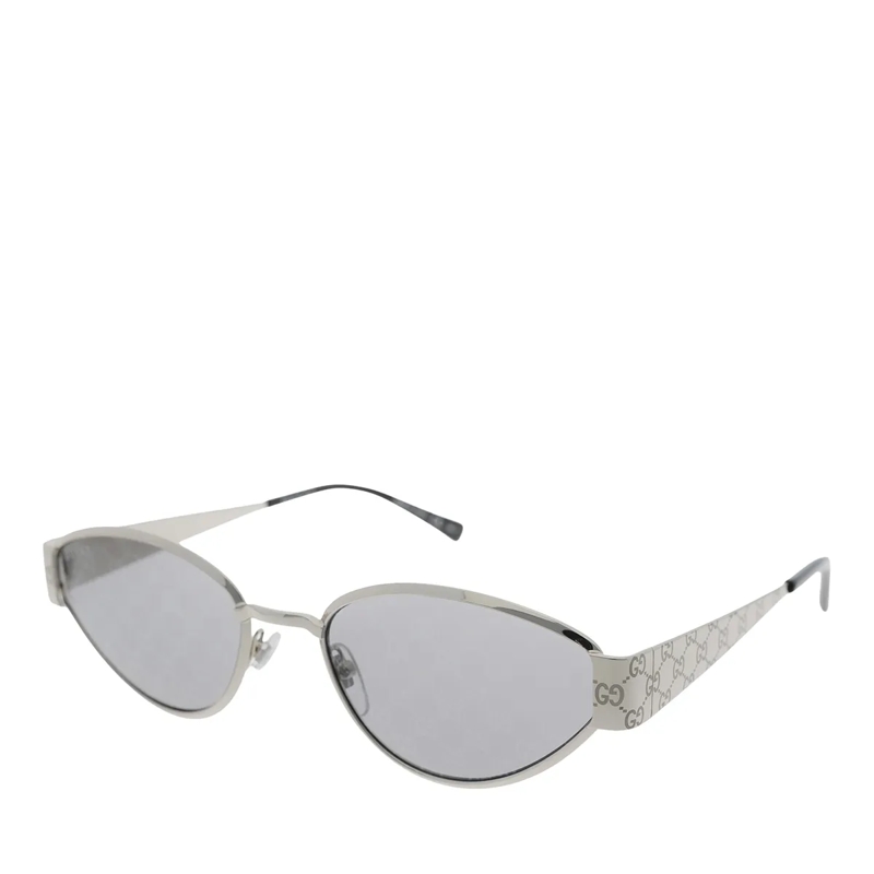 Gucci Sonnenbrille GG1853S-002 Silver-Silver-Smoke