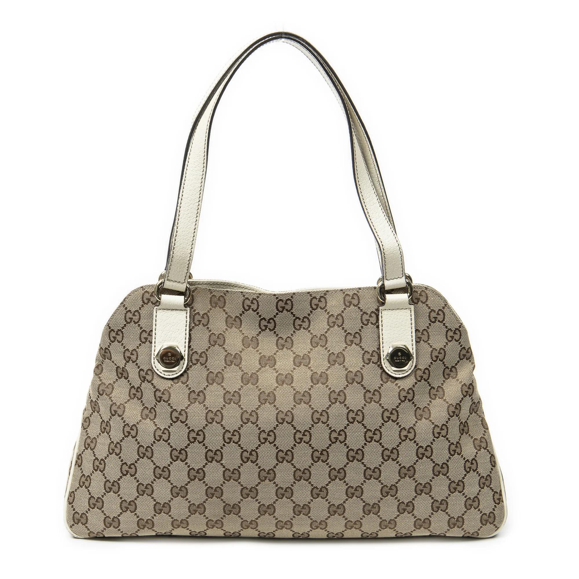 Thumbnail - Gucci Crossbody Bags - Medium Charmy Hexagon Stud - Gr. unisize - in Beige - für Damen