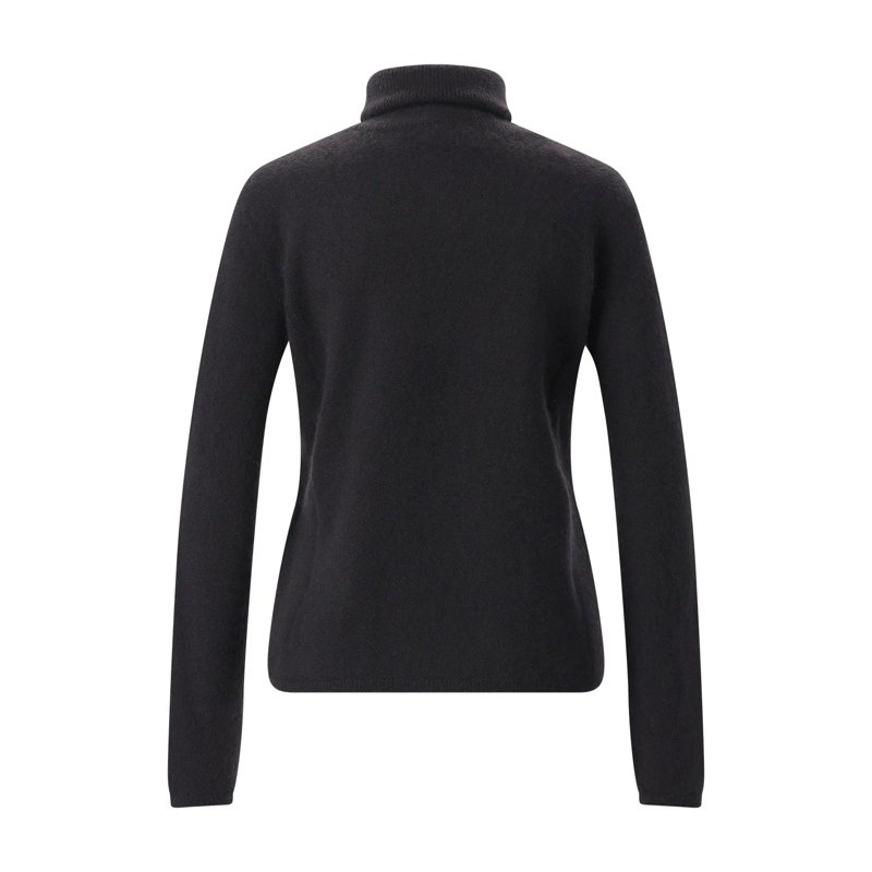 Sminfinity Pull Rollkragenpullover aus Kaschmir & Seide braun(Image 2)