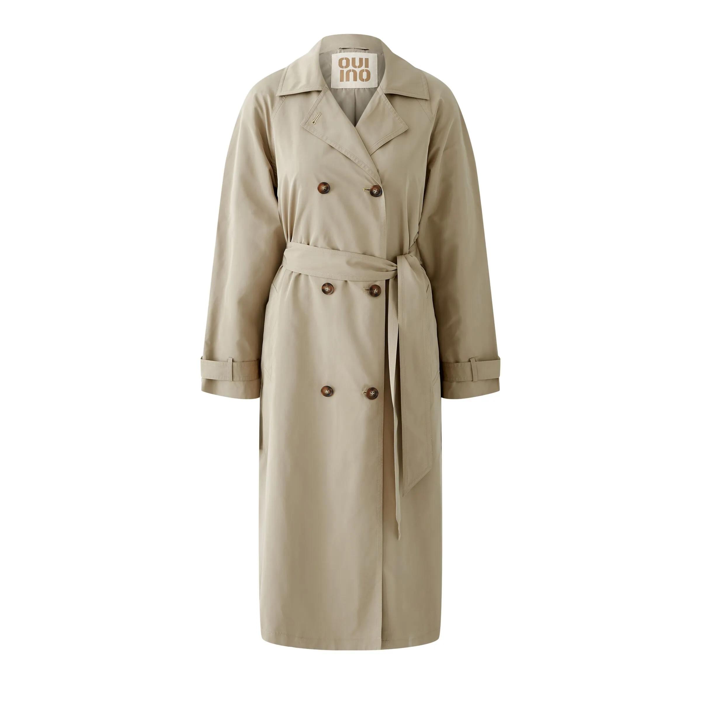 Thumbnail - Oui - Trenchcoat - Größe 40 DAMEN - beige
