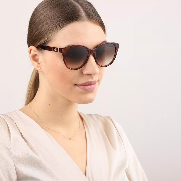 Gucci dark havana sales sunglasses