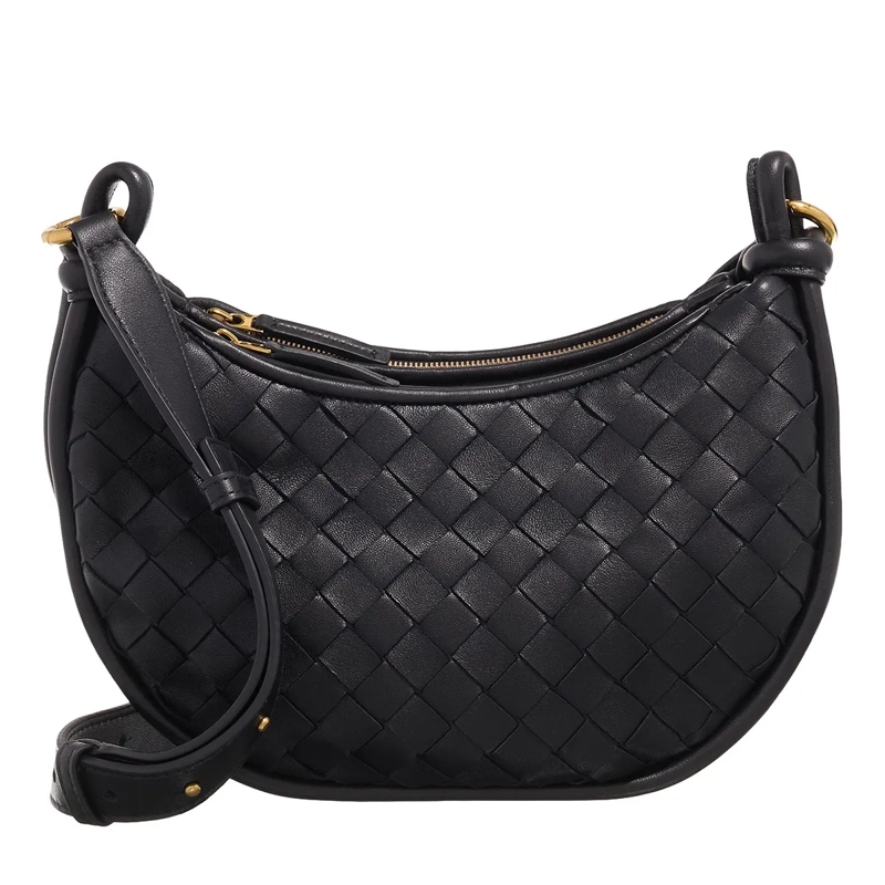 Bottega Veneta Messenger Bag Gemelli Messenger Black