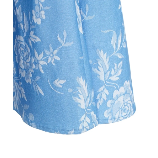 Staud Robes midi A-line dress with floral pattern blau (Image 5)