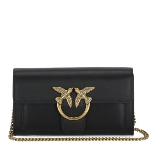 PINKO Love One Wallet Black Geldbörse