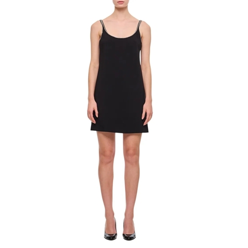 Sportmax Mini-Kleider Abetone1234 Sleveless Short Dress Black