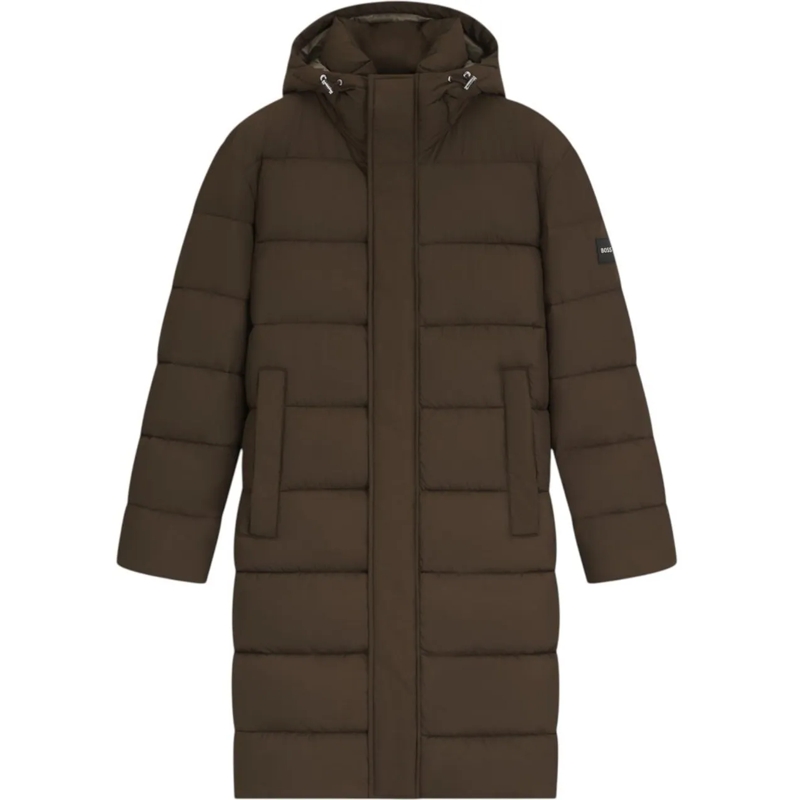 Boss Daunenjacke Heren Jas grün