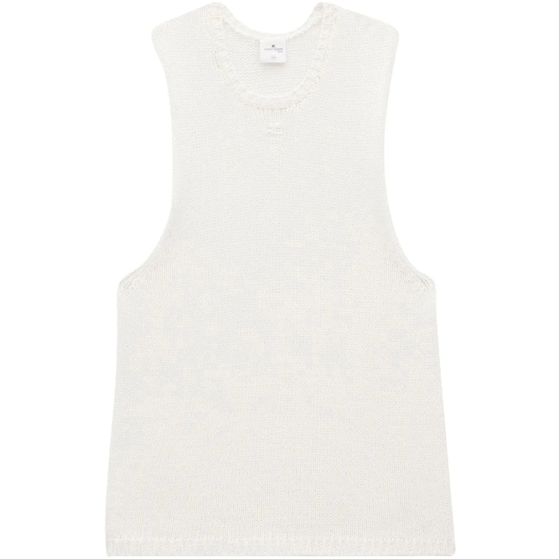 Courrèges  Sweaters Heritage White weiß