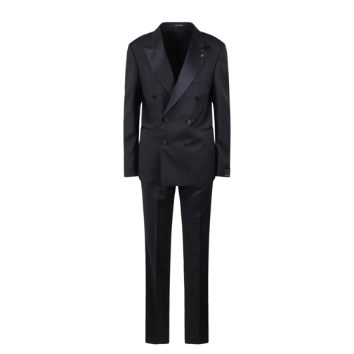 Tagliatore Anzugkombinationen Double Breasted Tailored Suit Blue