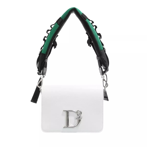 Dsquared2 Technical D2 Statement Shoulder Bag White Crossbody Bag