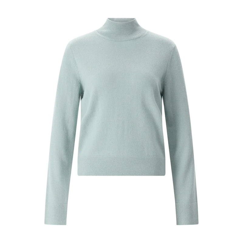 Vince Rollkragenpullover Pullover aus Kaschmir Grün