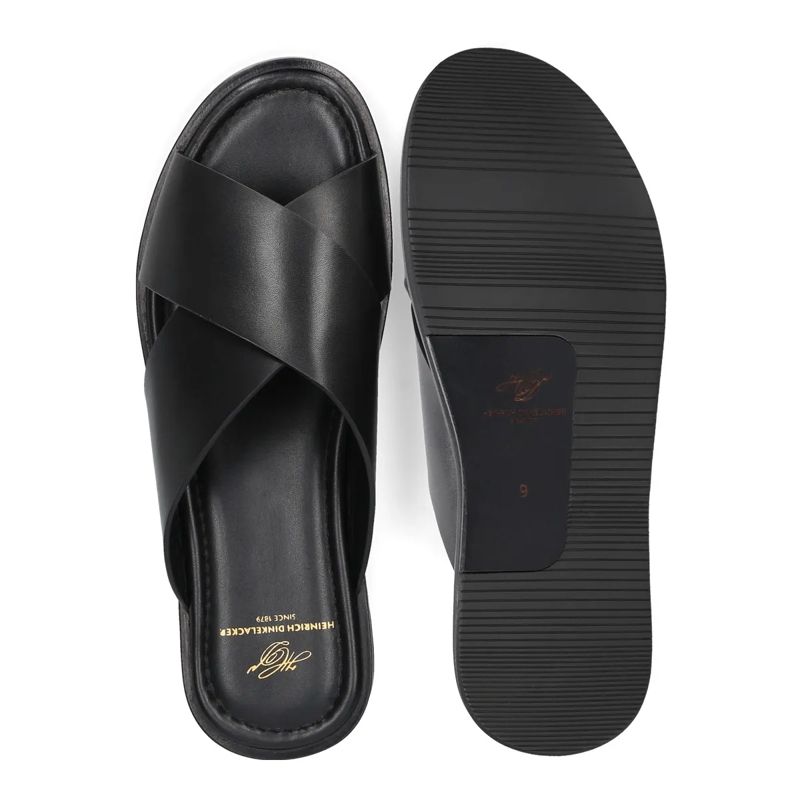 Heinrich Dinkelacker Sandalen Die Garda Kreuzsandale VC in Schwarz besticht durc schwarz(Image 4)