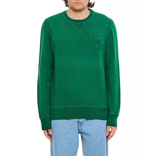 Golden Goose Cotton Fleece Crewneck Green 