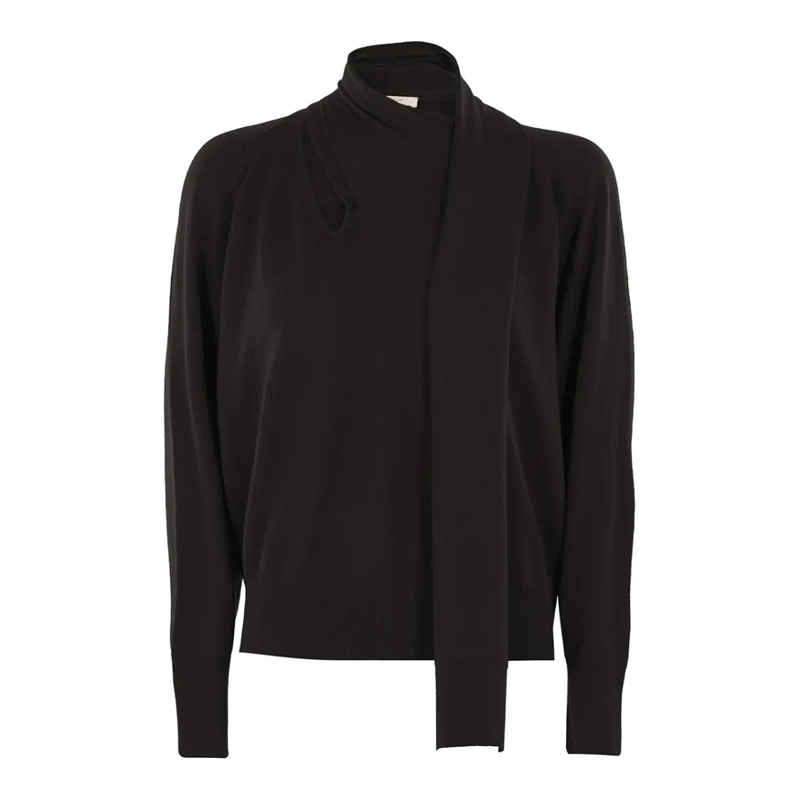 Zanone Pull à col roulé Black Cashmere Knitwear Black