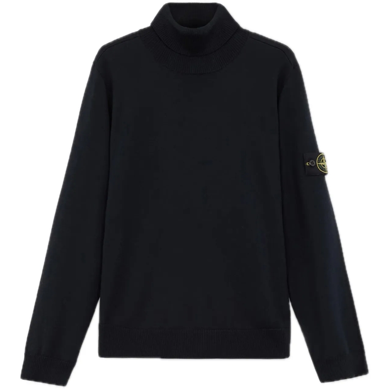Stone Island Pull rolkraag donkerblauw blau