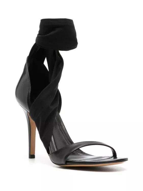 Thumbnail - Isabel Marant Sandalen - Askja 105Mm Leather Sandals - Gr. 37 (EU) - in Schwarz - für Damen