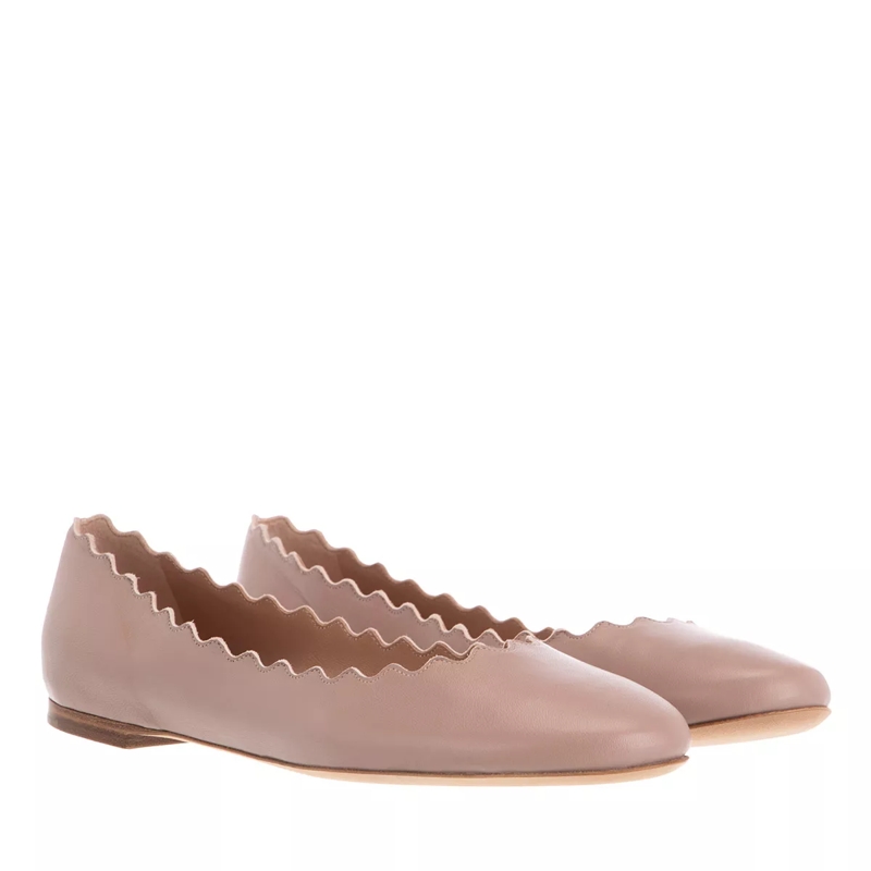 Chloé Ballerinas Lauren Ballerinas Leather Pink Tea