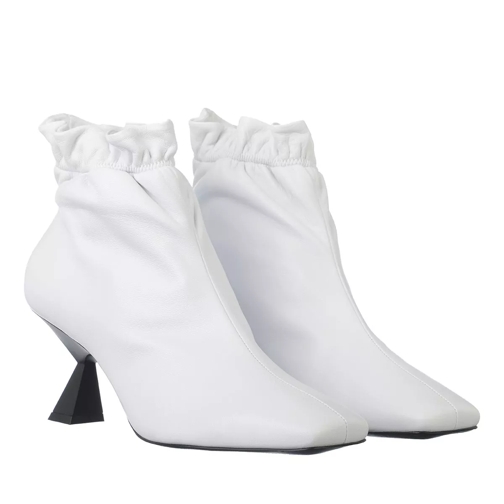 Givenchy Bootie Leather White Stivaletto alla caviglia