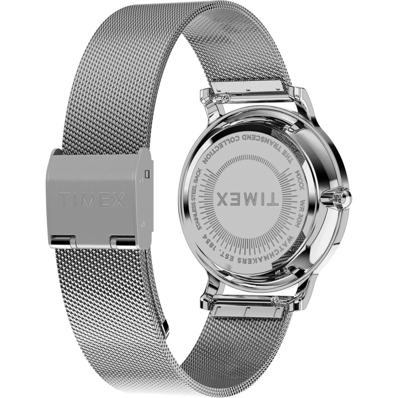 Timex Quarzuhr Quarz Analog Uhr Analog Uhr Transcend‚Ñ¢ silber(Image 6)